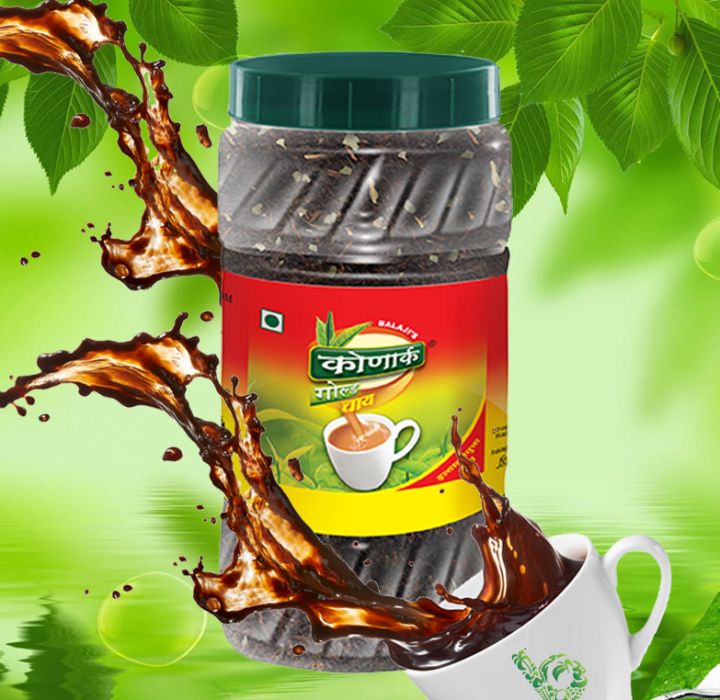 KONARK TEA 500 GM PET JAR