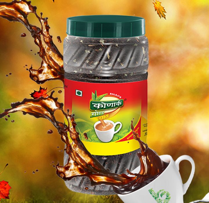 KONARK TEA 500 GM PET JAR